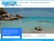 Tablet Screenshot of hawaiian-shirt-shop.co.uk